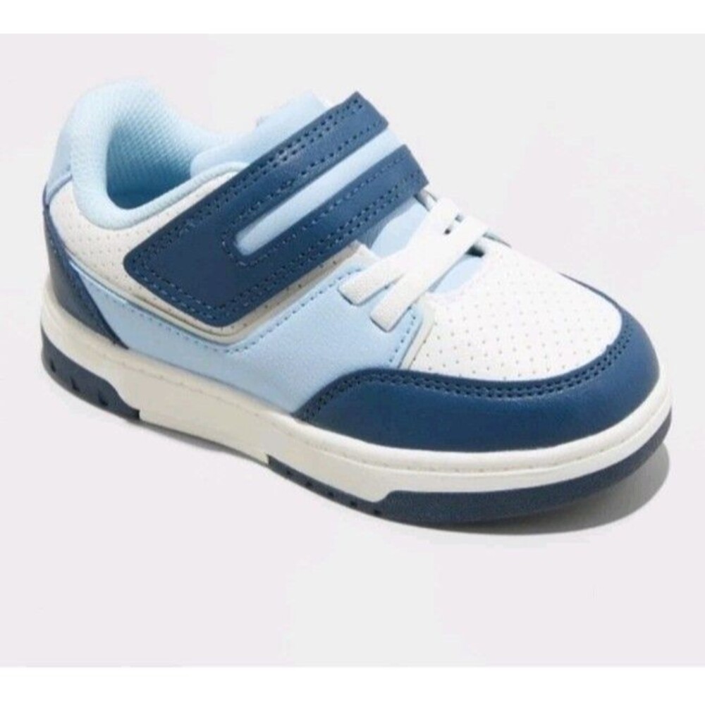 Cat & Jack Hudson Skate White And Blue Low Top Sneakers choose size
